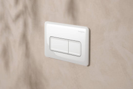 Кнопка змиву для унітазу Hansgrohe iFrame Original Q подвійний змив пластик білий глянець 66001450