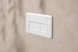 Кнопка смыва для унитаза Hansgrohe iFrame Original Q двойной смыв пластик белый матовый 66001700