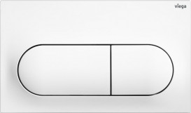 Кнопка змиву для унітазу Viega Prevista Visign for Life 6 пластик альпійський білий 773762