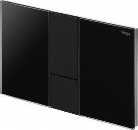 Кнопка смыва для унитаза Viega Prevista Visign for Style 24 пластик черный полированный 773304