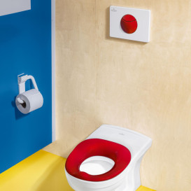 Кнопка змиву для унітазу Villeroy & Boch O.novo Kids пластик вишневий червоний 922374P4