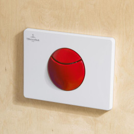 Кнопка змиву для унітазу Villeroy & Boch O.novo Kids пластик вишневий червоний 922374P4