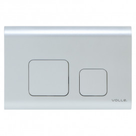 Кнопка смыва для унитаза Volle Cuadra Evo пластик матовый хром 222112