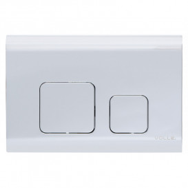 Кнопка змиву для унітазу Volle Cuadra Evo пластик хром 222111