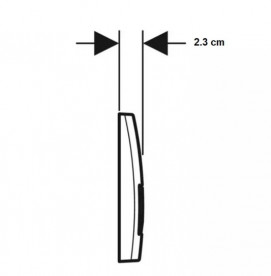 Кнопка смыва Geberit Delta50 двойной смыв пластик черный матовый 115.119.14.1