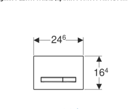 Кнопка смыва Geberit Sigma 50 двойной смыв цинковый сплав черный хром 115.671.QD.2