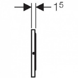Кнопка змиву Geberit Sigma 10 нержавіюча сталь хром 115.856.SN.6