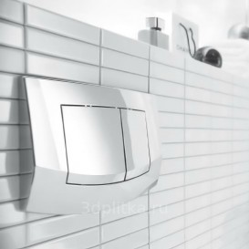 Кнопка змиву TECE TECEambia з двома клавішами пластик білий 9240200