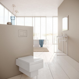 Кнопка смыва TECE TECEvelvet двойная пластик серо-бежевый 9240733