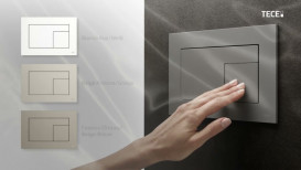 Кнопка змиву TECE TECEvelvet подвійна пластик білий 9240735