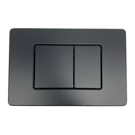 Кнопка змиву VBI ELBA X подвійний змив сталь чорний VBI-030105