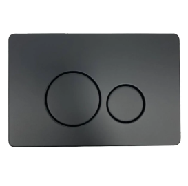 Кнопка змиву VBI ELBA Y подвійний змив сталь чорний VBI-030101