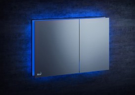 Кнопка управления AlcaPlast Flat Air Light с синей подсветкой AIR LIGHT-BLUE