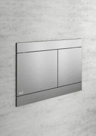 Кнопка управління AlcaPlast Flat Fun Inox для прихованих систем інсталяцій FUN-INOX