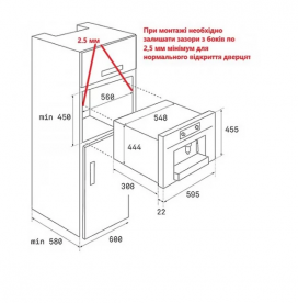 Кавоварка Teka Maestro CLC 835 MC вбудована з металевою рамкою чорне скло 40589513