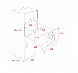 Кавоварка Teka Maestro CLC 835 MC WH вбудована з металевою рамкою біле скло 111630000