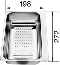 Коландер Blanco Metra 6 / 6S Compact нержавіюча сталь 217796