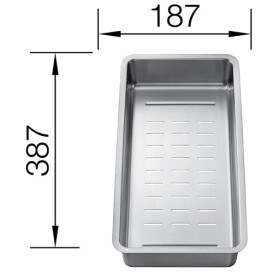 Коландер для кухонной мойки Blanco нержавеющая сталь 231396