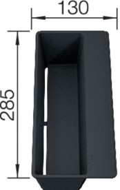 Багатофункціональний коландер для мийки Blanco SITYBox пластик лава 235494