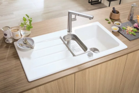 Коландер для мийки Villeroy & Boch 17,6х32,5 см нержавіюча сталь 829906K1