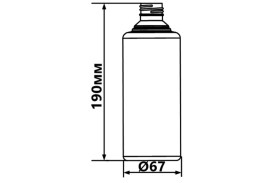 Колба дозатора McAlpine 500 мл пластик P-SOAPBOTTLE-U
