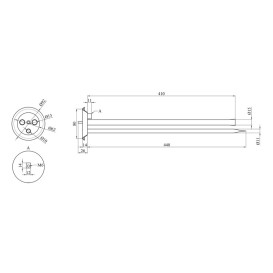 Колба із фланцем для сухих ТЕНів Kroner Flacher CV031628