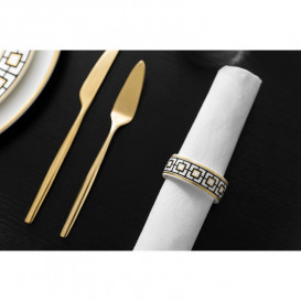 Кольцо для салфеток  Villeroy & Boch MetroChic Gifts белый/золото/черный 10-4483-5766