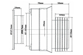 Колено-подключение для унитаза McAlpine L-120 мм со смещением 20 мм с уплотнителем полипропилен белый WC-CON4M-N