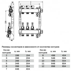 Коллектор для систем напольного отопления Tece TECEfloor HKV 11 с ротометрами 1 нержавеющая сталь 77310011