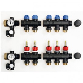 Коллектор пластиковый TECE TECEfloor для теплого пола 2 контура 77390020 