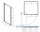 Душові двері в нішу Kolo FIRST Pivot скляна орні 90х190 ZDRP90214003