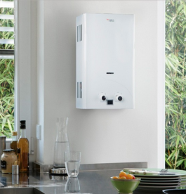 Колонка газовая дымоходная Aquatronic JSD20-A08 10 л белая 25 198