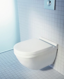 Унітаз підвісний Duravit Starck 3 з сидінням Soft Close 2225090000 + 0063890000
