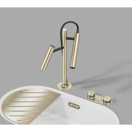 Комплект аксессуаров для мойки Blanco Oovalon сатиновое золото 527995