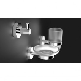 Комплект аксесуарів для ванної кімнати Sonia Loop білий / хром 179718