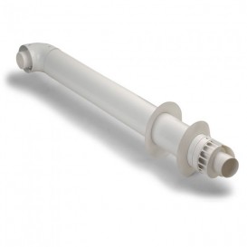 Комплект для коаксиального дымохода Ariston с коленом для конденсационного котла 1000 мм ø 60/100 3318073