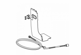 Комплект для підведення води до змивні бачки для унітазів-біде Geberit AquaClean Mera білий 147.030.11.1