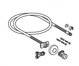 Комплект для подвода воды к смывным бачкам скрытого монтажа 12 см для крышек-биде Geberit AquaClean Tuma 147.035.00.1