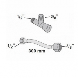 Комплект для підведення води для унітазу Villeroy & Boch Viclean V9901900