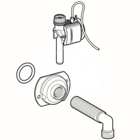 Комплект для реконструкції пневматичного змиву пісуара Geberit з змивний клавішею 115.912.00.1