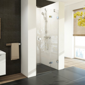 Комплект фурнітури Ravak Brilliant B-SET R для монтажу душових дверей BSD3-R 120 см BSKK3-R з правим відкриттям D01000A089