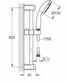 Комплект Grohe Mega Bundle BauLoop 39427MB1