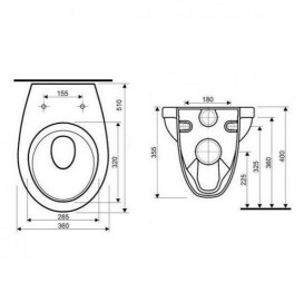 Комплект інсталяції Geberit Duofix PRO 20 з унітазом Kolo Idol із сидінням soft-close та клавішою змиву Delta01 білий 118.315.11.2