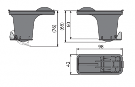 Комплект комбінованих гідрозатворів AlcaPlast P095