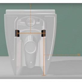 Комплект кріплення для підлогового унітазу і біде Catalano Z542386