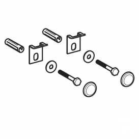 Комплект кріплення для пісуара Geberit Kerafix з хромованими заглушками 551070000