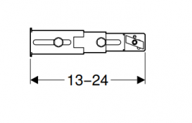 Комплект крепления ножек Geberit Duofix к задней стенке 111.064.00.1