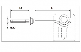 Комплект кронштейнів для 5-6-трубчастого радіатора Cordivari Ardesia 5991990310381