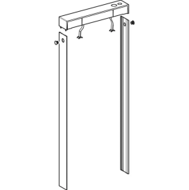 Комплект крышек смывного бачка с боковыми панелями для сантехнического модуля Geberit Monolith Plus для подвесного унитаза алюминий матовый 131.196.00.2