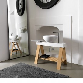 Комплект мебели для ванной комнаты Artceram One Shot Il Cavalletto 94 OSL001 01;00